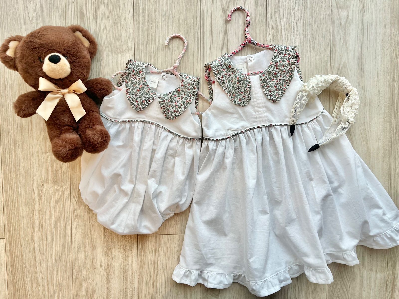 くま POSIE 2WAY NOSTALGIC DRESS - ロングワンピース安価