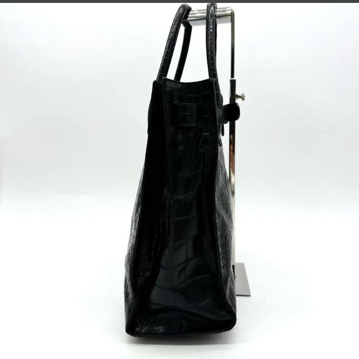 良品◎フルラ トートバッグ　レザー　黒　ワンショルダー　ブラック　クロコ 楽天市場】【中古】【バッグ】FURLA フルラ 型押しクロコダイル