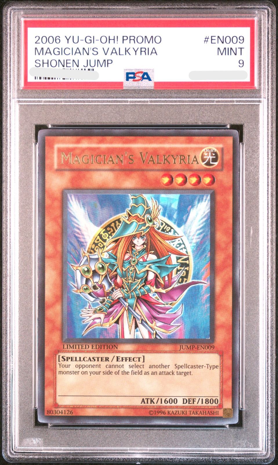 鑑定品PSA9】遊戯王カード 英語版 MAGICIAN'S VALKYRIA