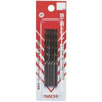 【特価商品】1.0mm (金属・金工) 5本入 鉄工用ドリル ナチ(NACHI)