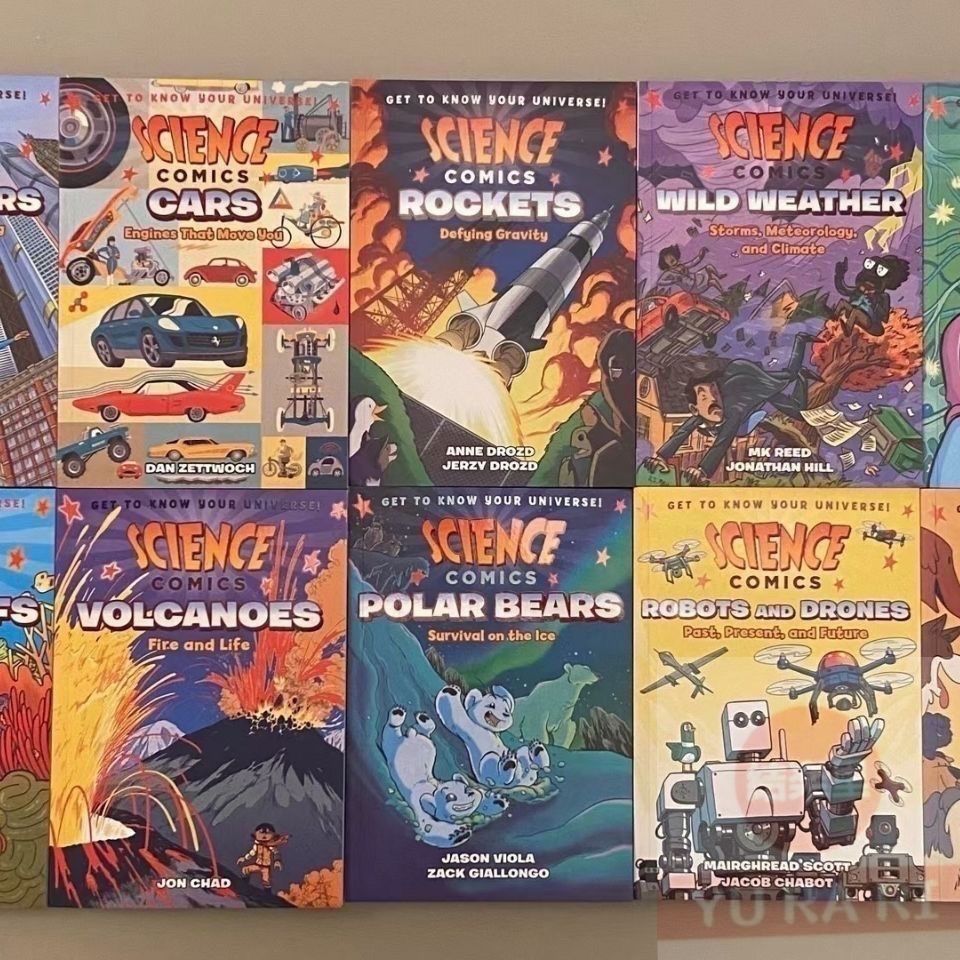 送料無料 百貨店 Science Comics 英語 キッズ英語 子供英語 29册 フルカラー 洋書 絵本・児童書