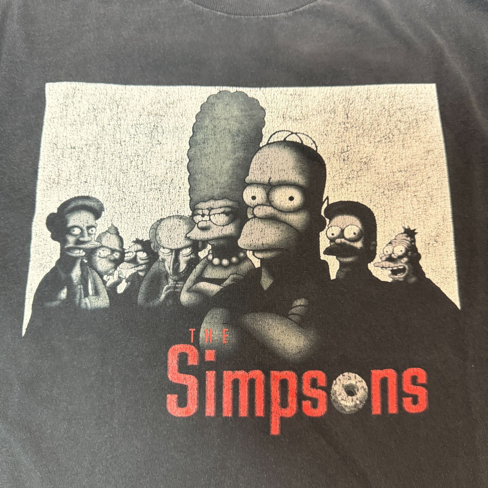 00s Y2K Simpsons Sopranos パロディ Tシャツ シンプソン ムービー 