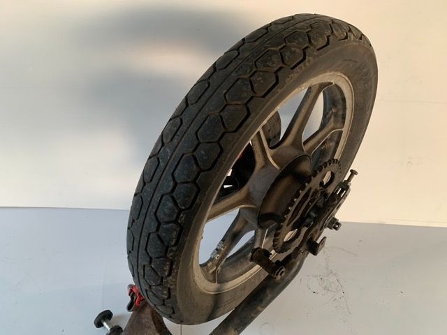 Z400FX E4 リア足廻り カワサキ純正 中古 リアホイール スイング