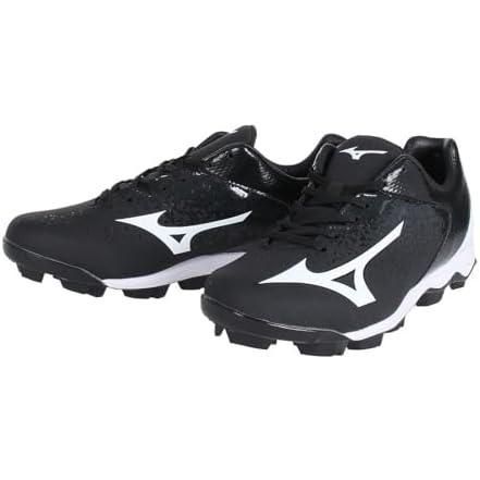 ミズノ MIZUNO 野球 ポイントスパイク ウエーブセレクトナイン 11GP192209 ブラック|ホワイト 24.5cm