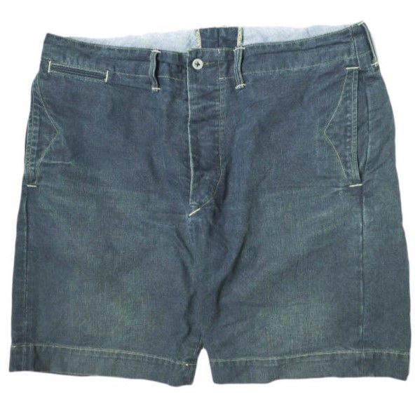 RRL ダブルアールエル INDIGO DYE OFFICERS CHINO SHORTS インディゴ 