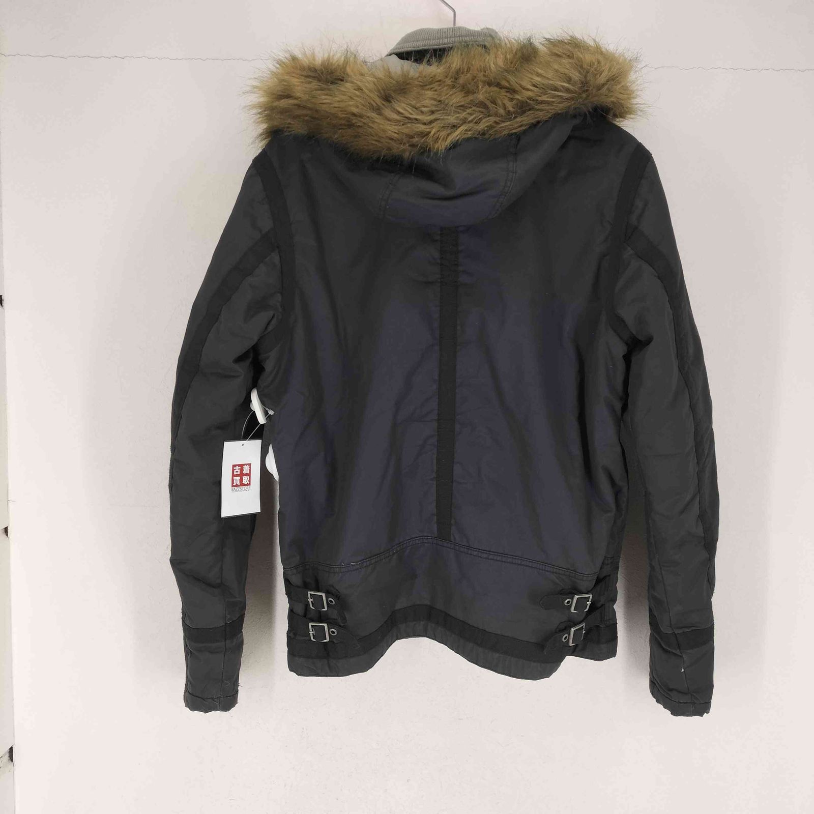 DIESEL N-2B ジップフード L フライトジャケット ブラック ディーゼル DIESEL 00s N-2B型 ジップアップ フライトジャケット