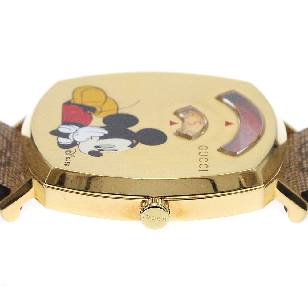 グッチ GUCCI 157.4/YA157420 グリップウォッチ ディズニーコラボ 