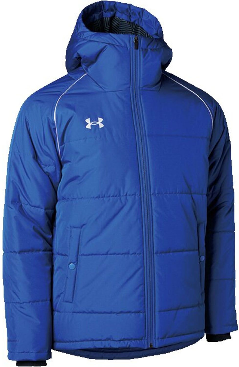 アンダーアーマー UNDER ARMOUR UAチーム インサレーテッド ジャケット ウインドブレーカー アウター パーカー 長袖 撥水 防風 中綿 裏起毛 防寒 保温 部活 チーム 練習 トレーニング あんだーあーまー 1381 400 TEAMROYAL