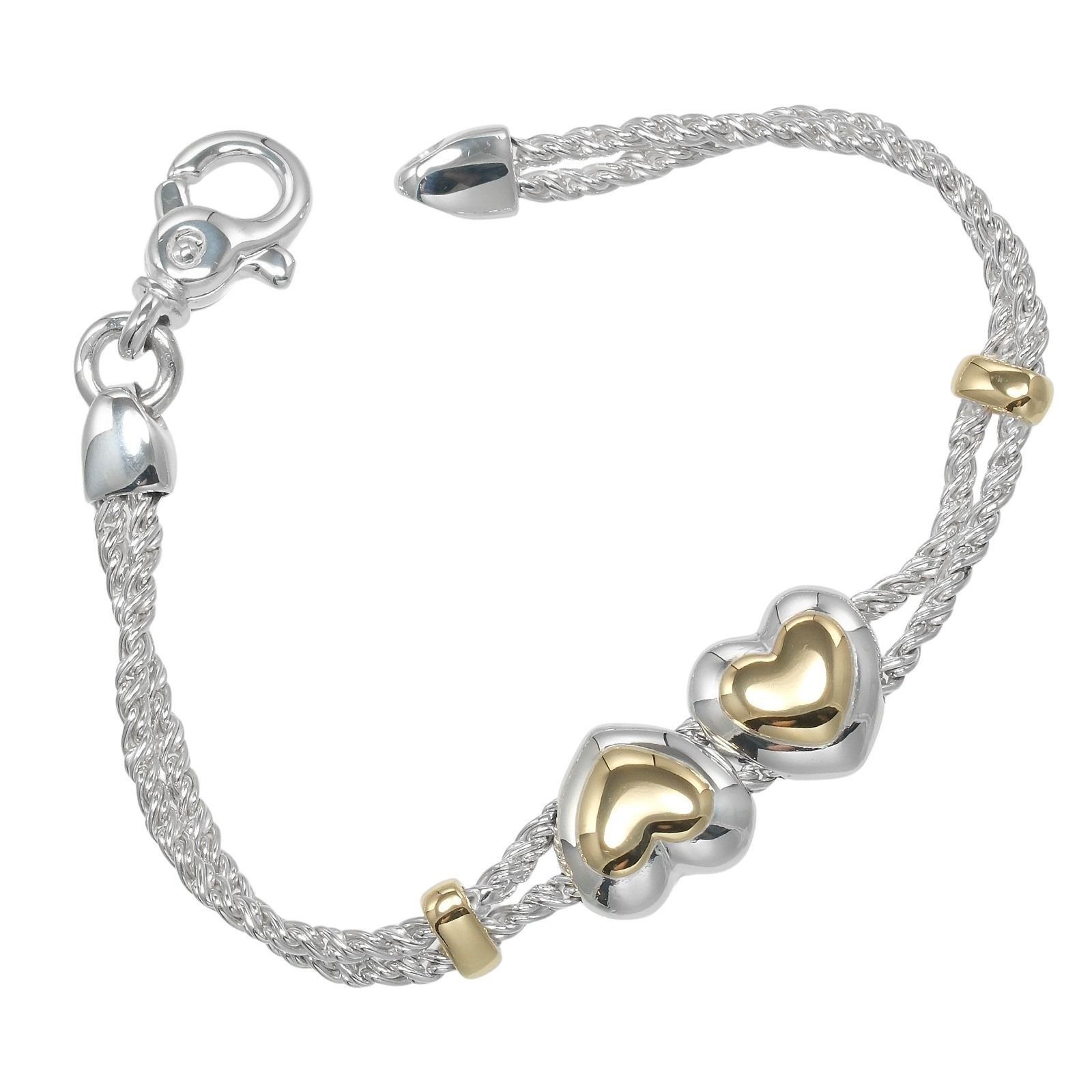 TIFFANY & Co. | ハートダブルロープブレスレット - レディース