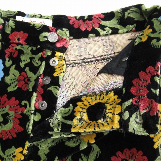 STUSSY FLORAL JACQUARD VELOUR PANTS 21AW