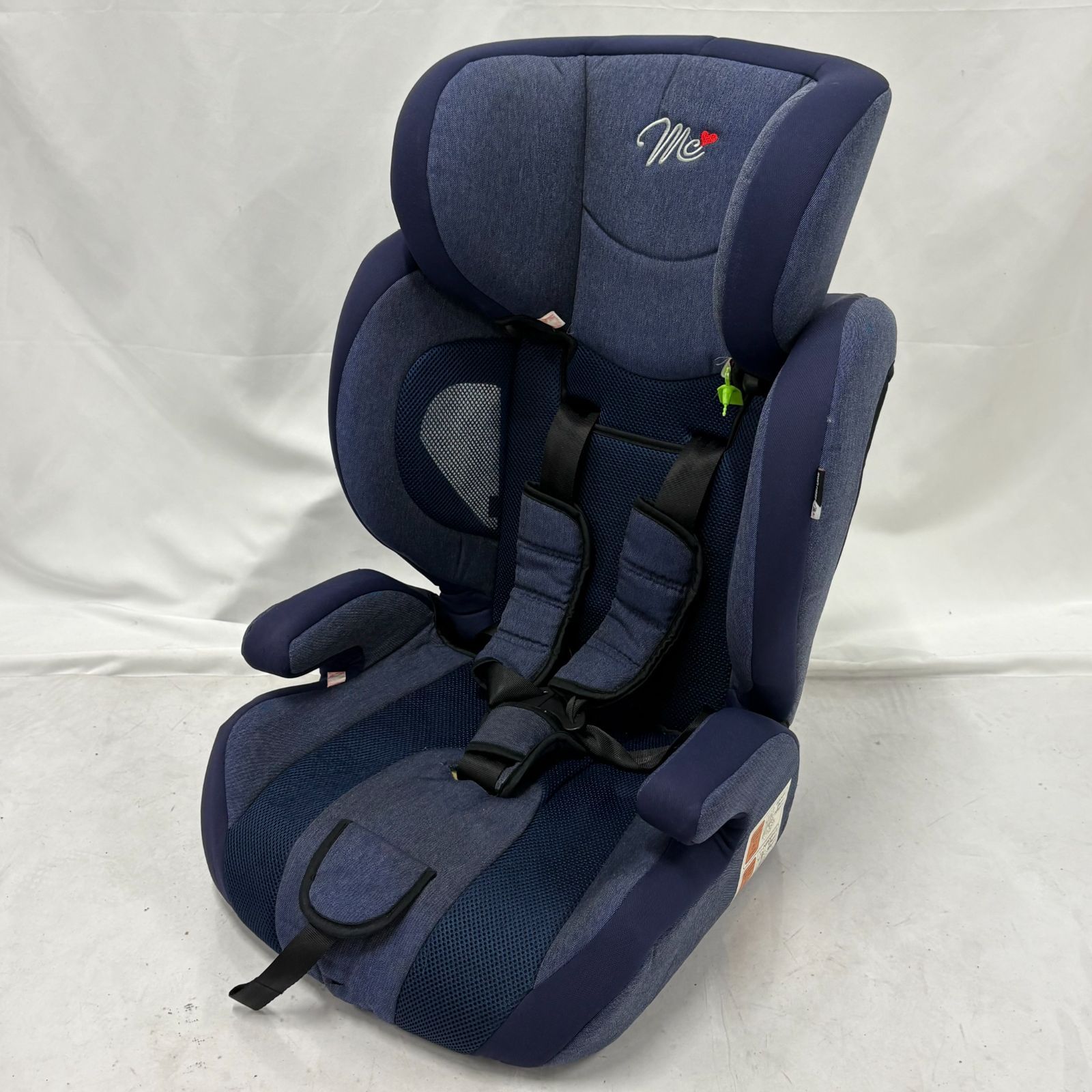【美品】マムズキャリー　西松屋　HGデニムハーネスME ジュニアシート 西松屋 限定モデル HGデニムハーネス Me マムズキャリー