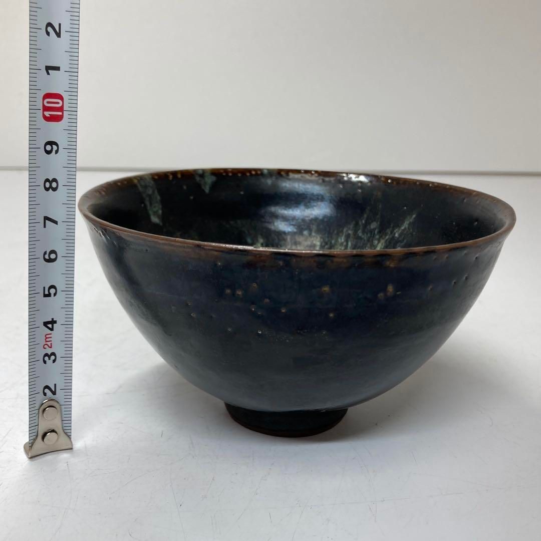 中国 古玩 天目茶碗 木箱付 タエチ 東さ5-0514② 中国天目茶碗 希少