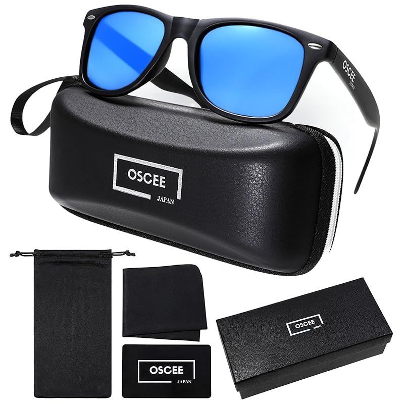 OSCEE サングラス メンズ UV 400 運転用 アウトドア スノーボード OSCEE サングラス メンズ UV 400 運転用 アウトドア スノーボード