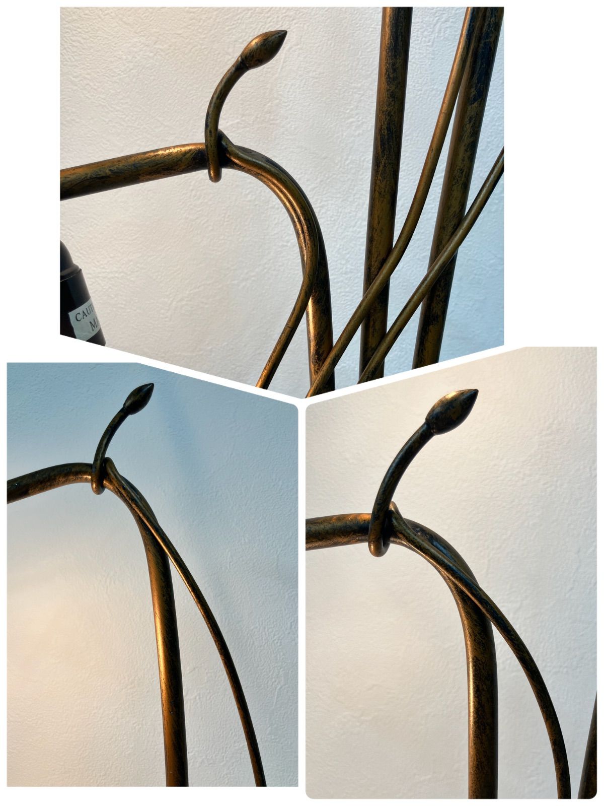 ガラスシェード フロアスタンドランプ