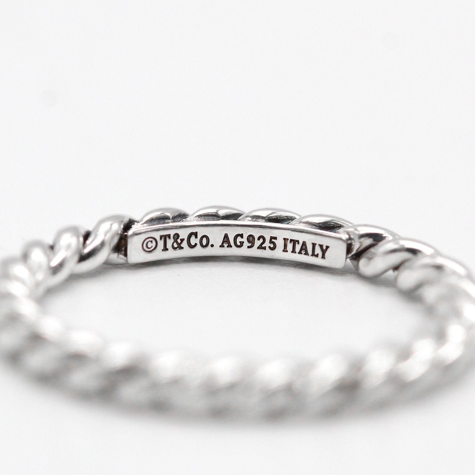 ティファニー TIFFANY&CO. ツイスト リング シルバー925 9号 指輪