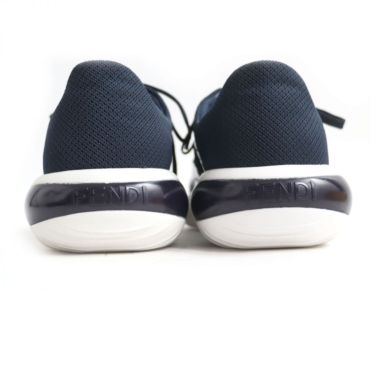 美品◇FENDI フェンディ 7E1322 ズッカ柄 メッシュ ローカット 