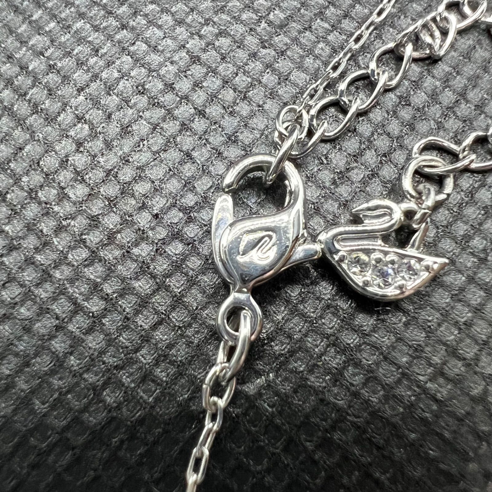 SWAROVSKI スワロフスキー ネックレス バー Iライン シルバー 箱付き 
