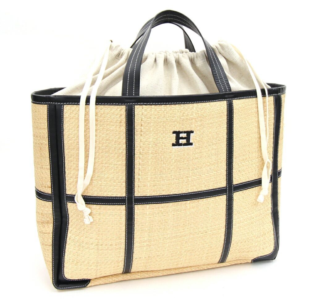 LUDLOW ワイドレザートリムトートバッグラージ ラドロー ワイドレザー