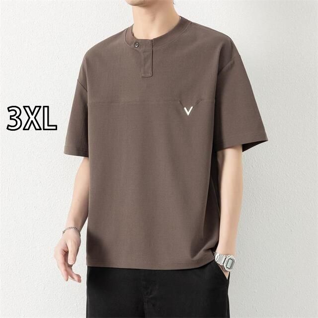 大得価，SALE [3XL]メンズ ファッション 服 男性用 オシャレ シンプル 大人 かっこいい ストリート 夏 半袖 Tシャツ トップス シンプル ハーフスリーブ シャツ その他