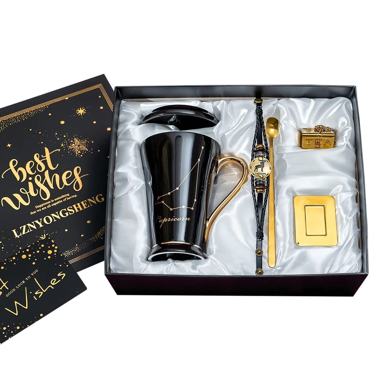 数量 おしゃれ マグカップ 星座 母親父親 男性女性 プレゼント 彼女 妻 姉 山羊座コーヒーカップ 女友達 贈り物夫婦 カップル 結婚記念日