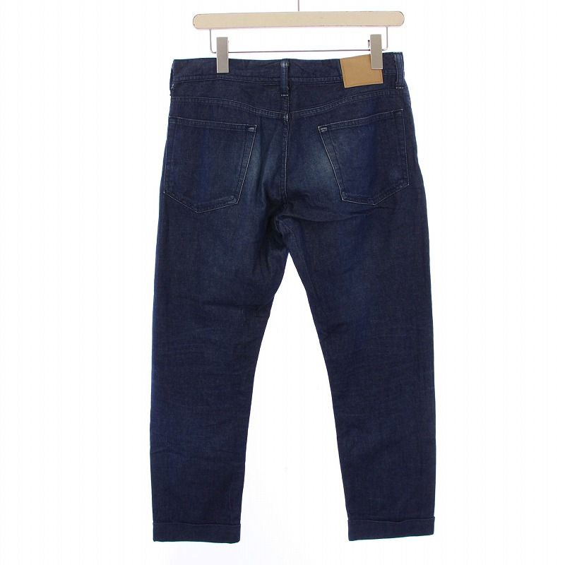 SOPHNET. デニムパンツ インディゴ SOPHNET. 2タックサルエルインディゴアンクルカットパンツ