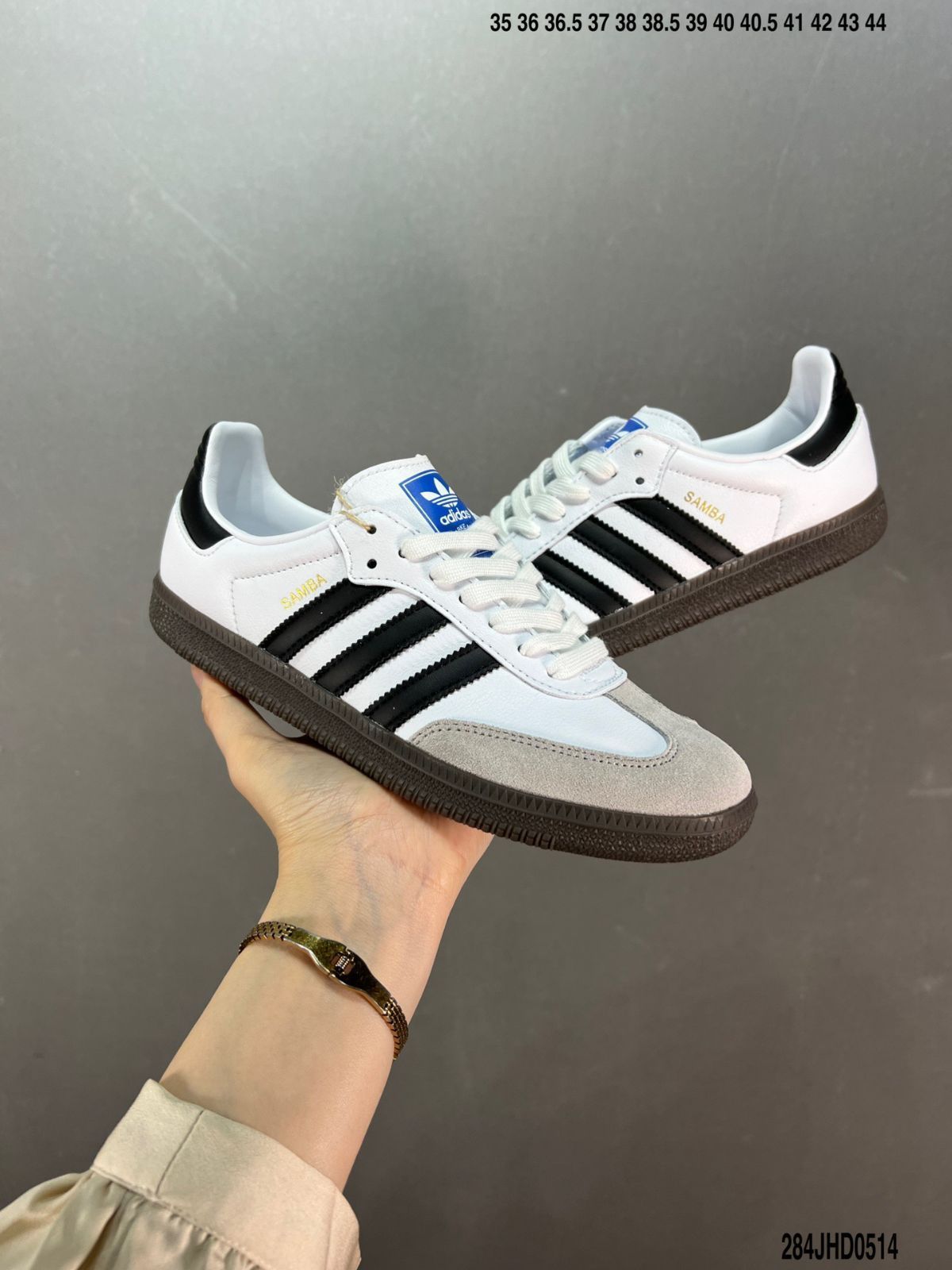 adidasアディダス サンバ Samba OG ホワイト Gum Adidas Originals Samba white