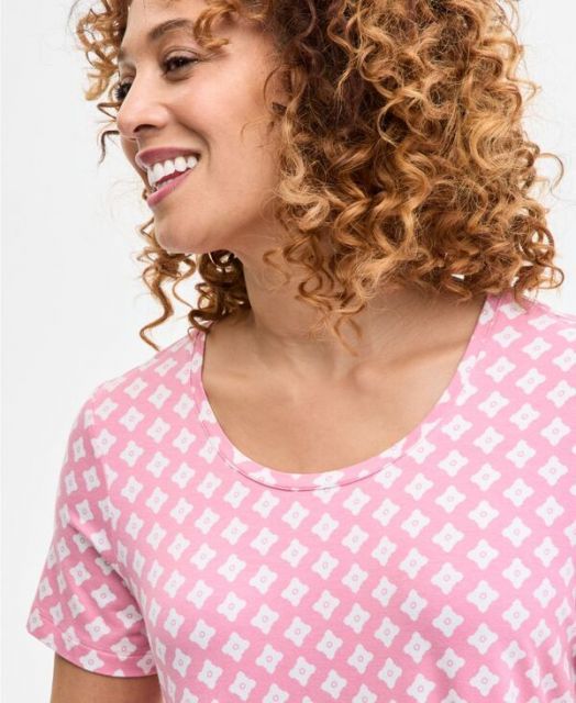 売れ筋商品|||ジェイエムコレクション カットソー トップス レディース Women's Printed Scoop-Neck Short Sleeve Top, Exclusively at Macy's Peony Twinkle Combo JM Collection Women's Printed Scoop-Neck Short Sleeve Top