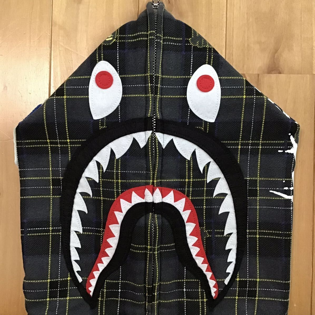 Undefeated × BAPE シャーク パーカー Lサイズ check shark full zip 