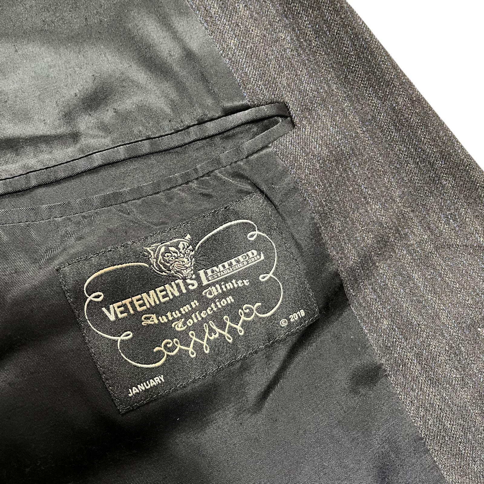 VETEMENTS】18AW INSIDE OUT JACKET ヴェトモン インサイドアウト