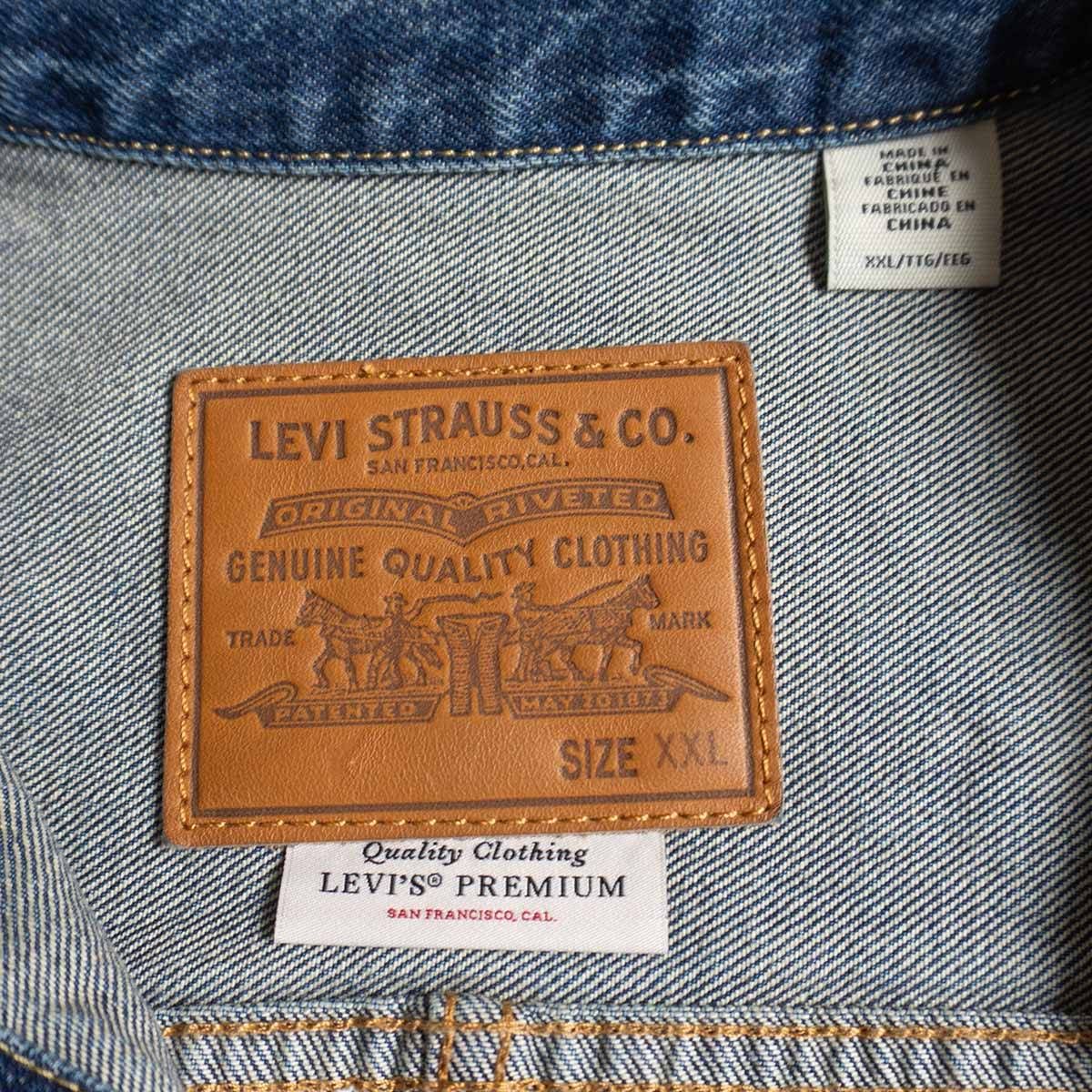 Levi's 1st ジャーナルスタンダードTバックXXLデニムジャケット Levi's 1st ジャーナルスタンダードTバックXXLデニムジャケット