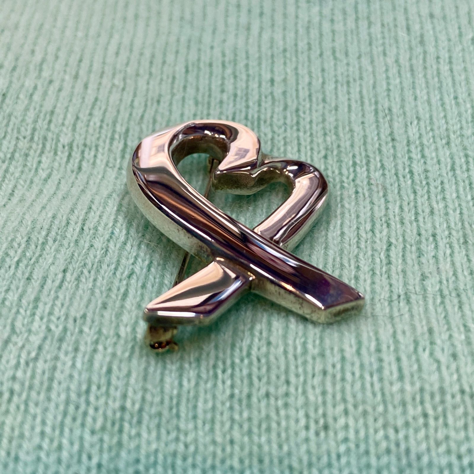 美品　ティファニー　ラビングハート　アロー　シルバー　ブローチ 美品 ティファニー ラビングハート アロー シルバー ブローチ 【公式通販】