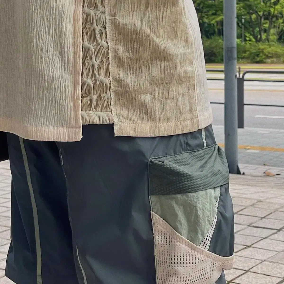 【雷市場（ポンジャン）商品韓国直送】1 XLIM(エクスリム) ハーフパンツ ショートパンツ 緑
