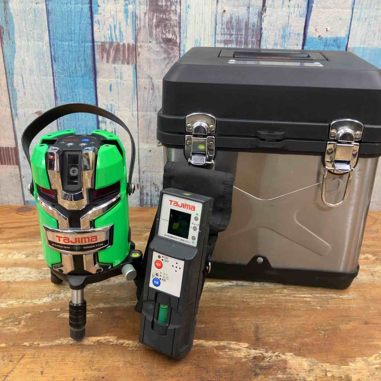 タジマ TAJIMA グリーンレーザー墨出し器 KJC矩十字-横全周 ゼロジー二軸電子センサー制御 ZEROGS-KJC 柏店