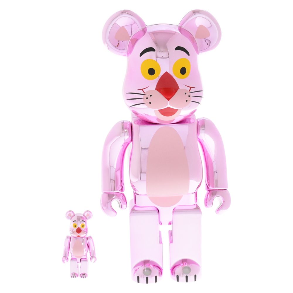 BE@RBRICK pink panther CHROME 100%&400%