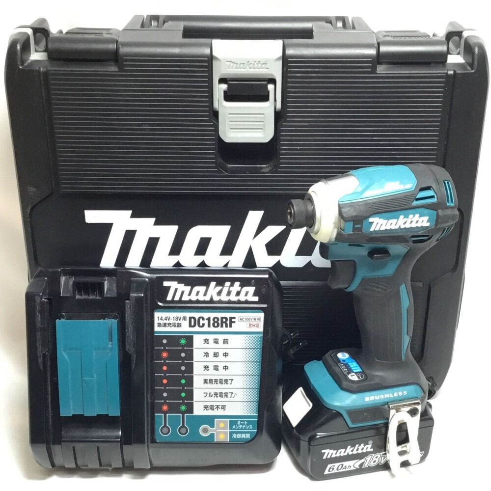 ΘΘMAKITA マキタ インパクトドライバ 18v 充電器・充電池1個・ケース付 程度B TD172DRGX ブルー - メルカリ