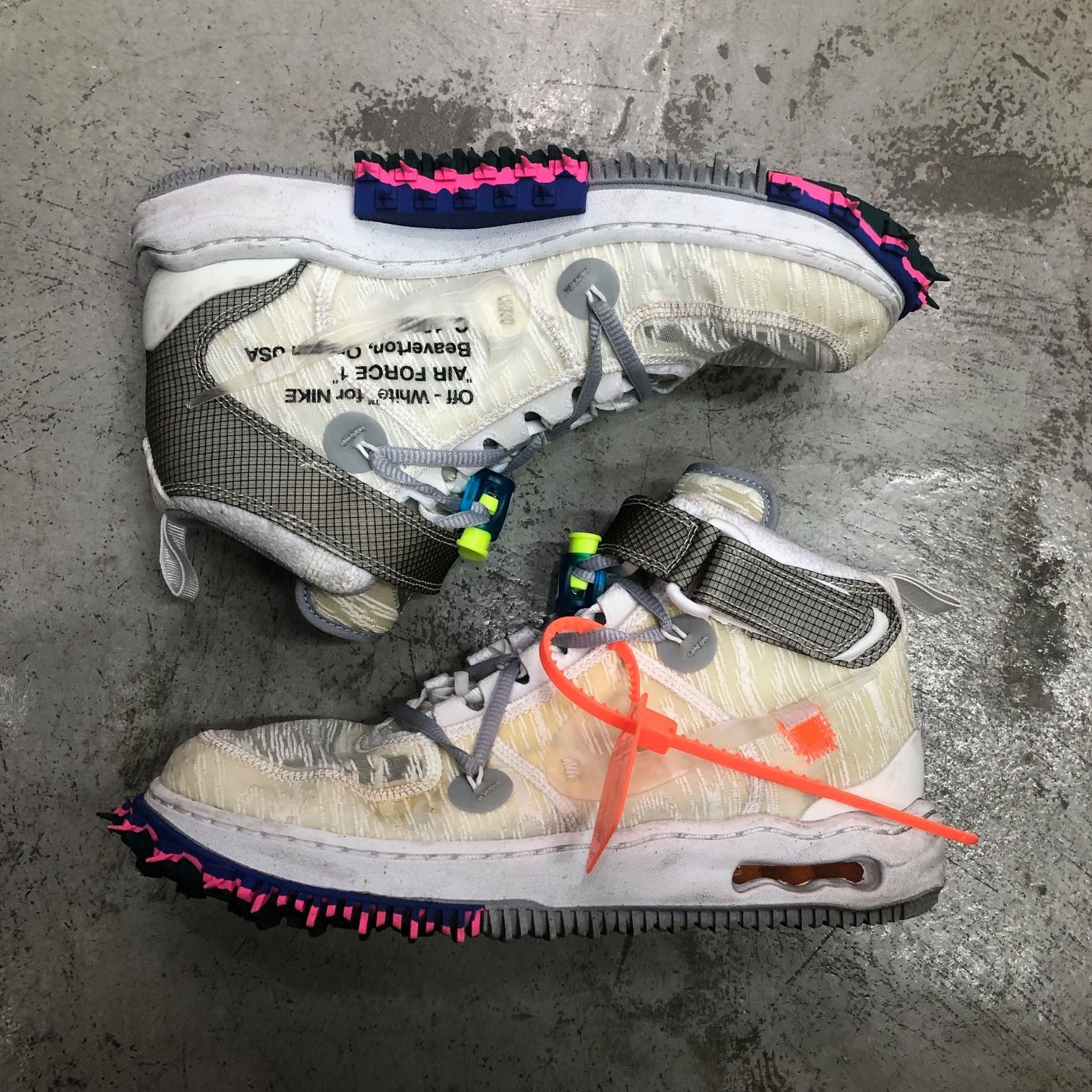 NIKE OFF-WHITE AIR FORCE 1 MID SP BLACK DO6290-100 コラボ エア 