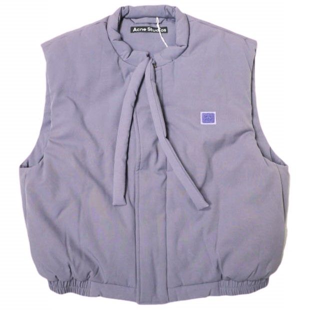 Acne Studios アクネストゥディオズ Heat Reactive Gilet Jacket フェイスパッチ パデッドベスト FA-UX-OUTW000101 L PURPLE 定価59 400円 中綿 アウター g22061