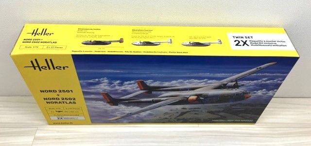 1|72 フランス軍用輸送機 ノール 2501 & ノール 2502 ”ノラトラ” 2機セット 未開封 F5508-007 116