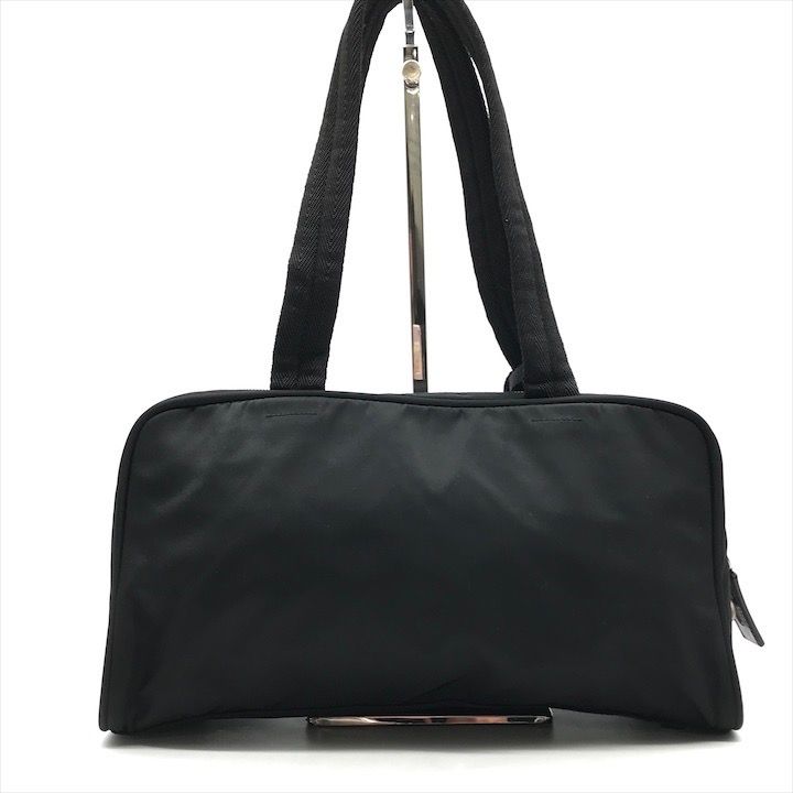 美品 PRADA プラダ 三角ロゴ ナイロン テスート ハンド ボストン