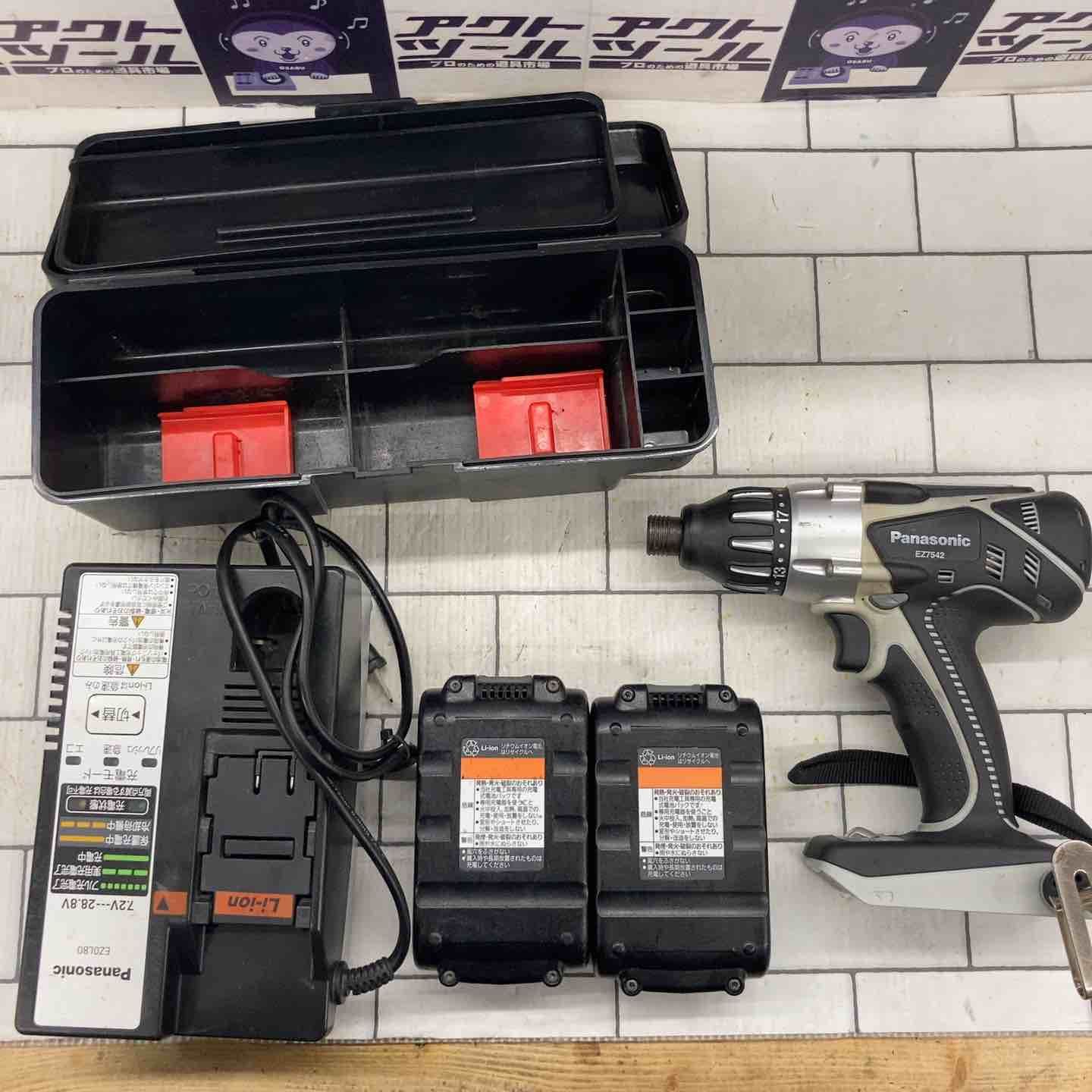 パナソニック Panasonic コードレスマルチインパクトドライバー EZ7542LN2S-B 所沢店
