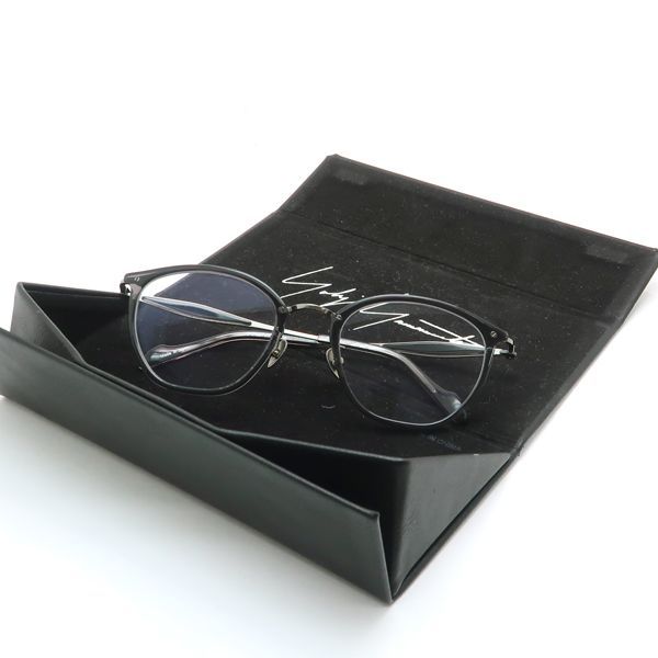 Yohji Yamamoto メガネ 19-0074-1 度入りレンズ 眼鏡フレーム 50