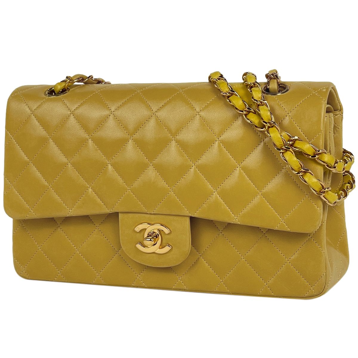 シャネル CHANEL マトラッセ Wフラップ チェーン ショルダーバッグ 