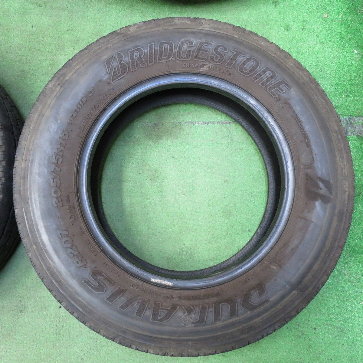 ブリヂストン DURAVIS R207 205/85R16 117/115N LT 6本 7分溝 バリ溝