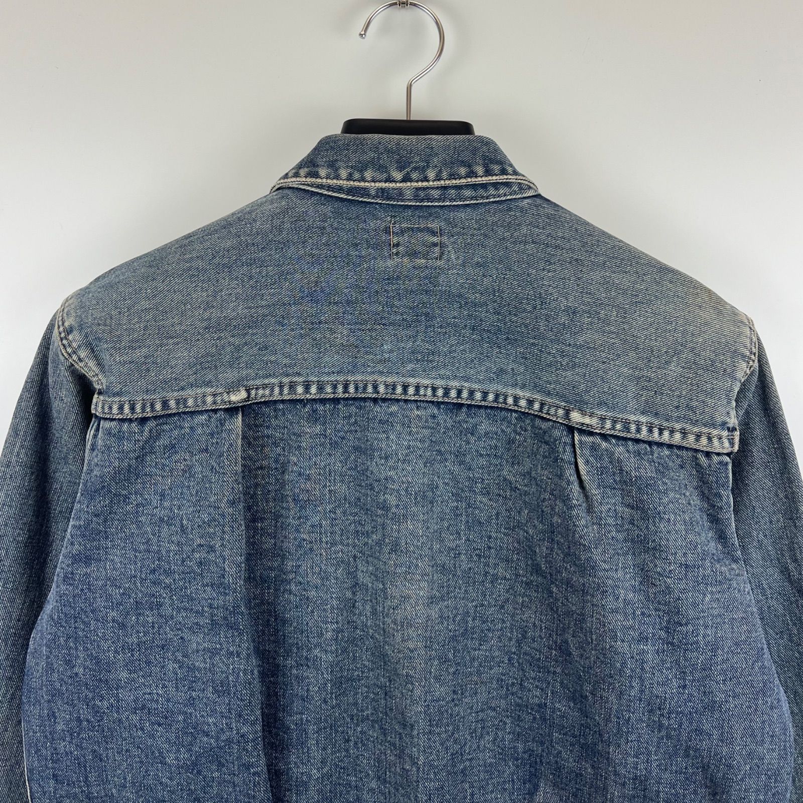 【Y2K】OCTOPUS ARMY 00s military JP street Retain OCTOPUS ARMY 00s type-2nd denim jacket 38 オクトパス