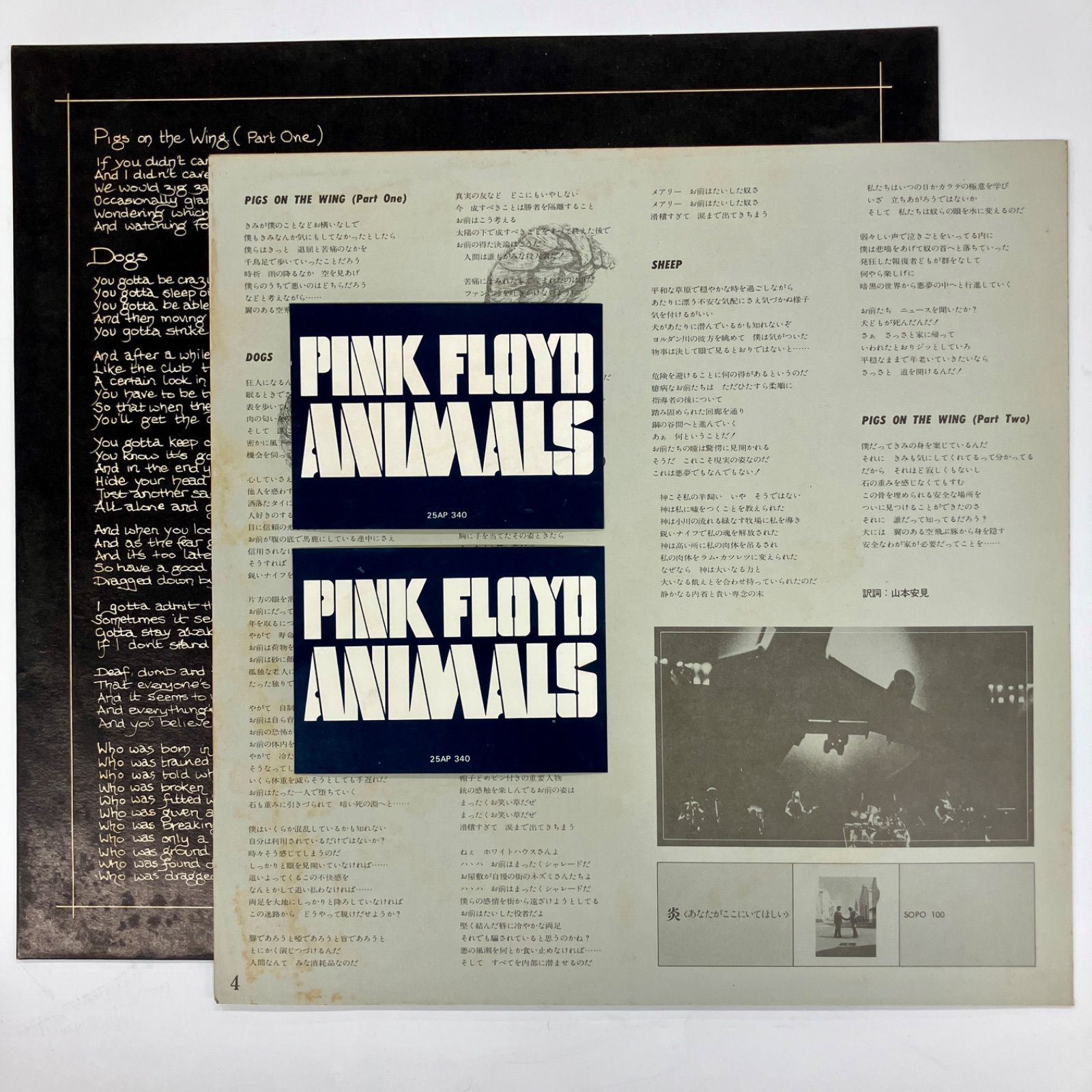 ピンク・フロイド（Pink Floyd） - アニマルズ - 25AP340 - 国内