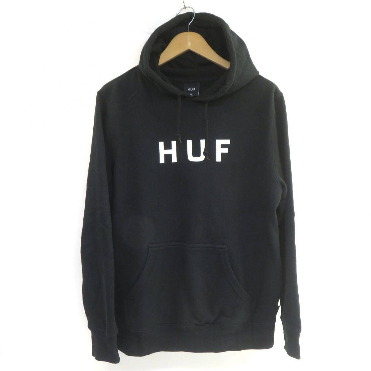 HUF ハフ プルオーバー パーカー Mサイズ ブラック ※中古 - メルカリ