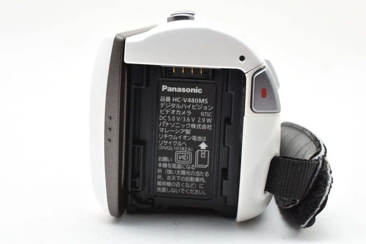 Panasonic HC-V480MS ホワイト ビデオカメラ　箱付き　美品 中古】パナソニック HC-V480MS-W ホワイト｜｜カメラのキタムラ