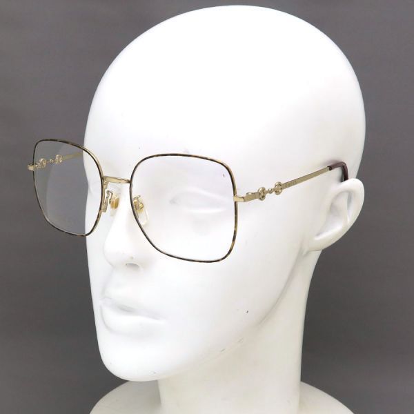 グッチ ホースビット・メガネフレーム GG0883OA【Bランク】【中古  
