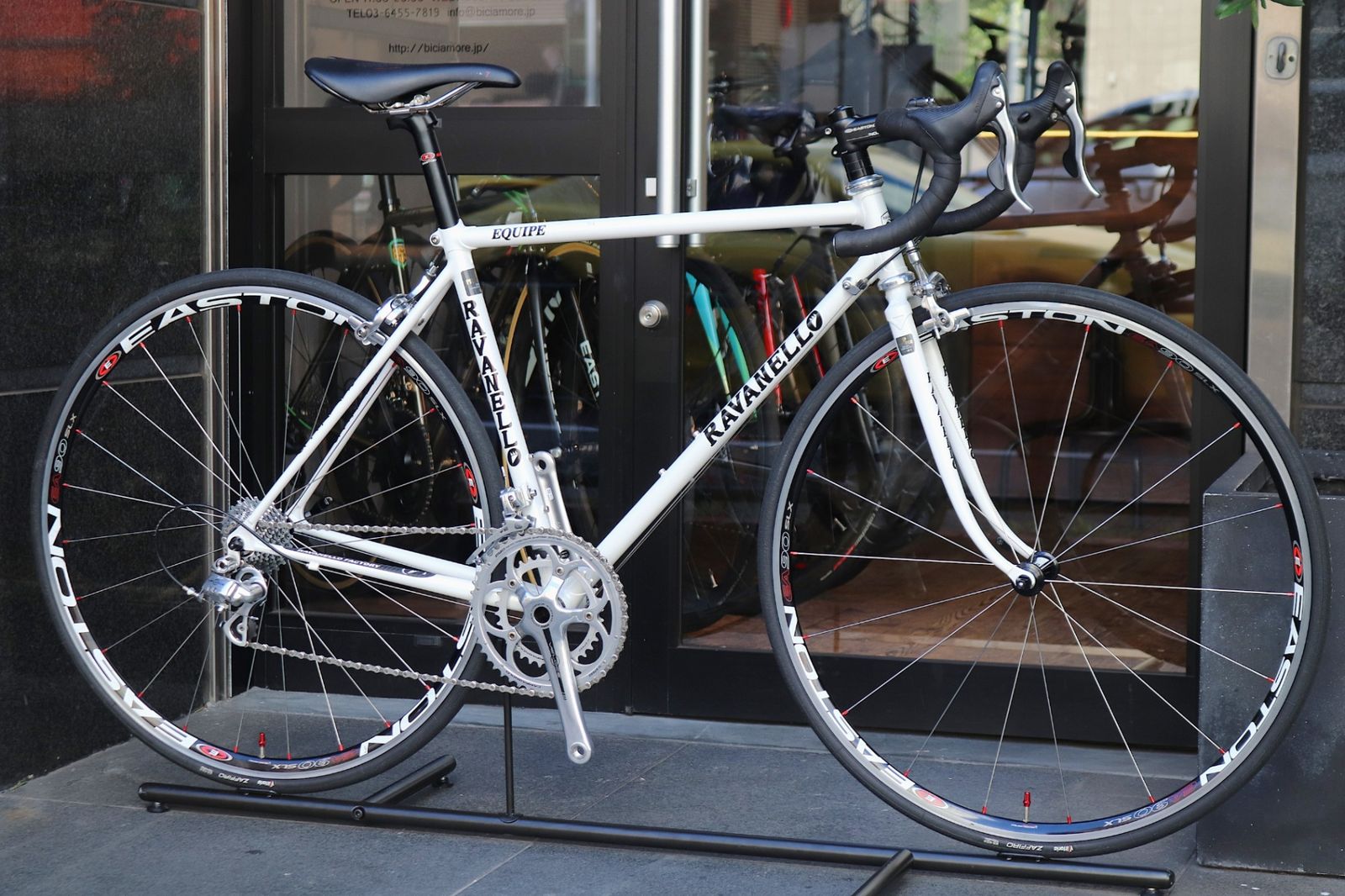 限界 ラバネロ RAVANELLO エキップ EQUIPE カンパニョーロ ヴェローチェ 10S クロモリ ロードバイク 東京南麻布店 今すぐ一括検索！