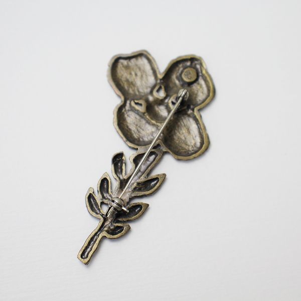 mina perhonen ミナペルホネン flow dance 真鍮ブローチ F